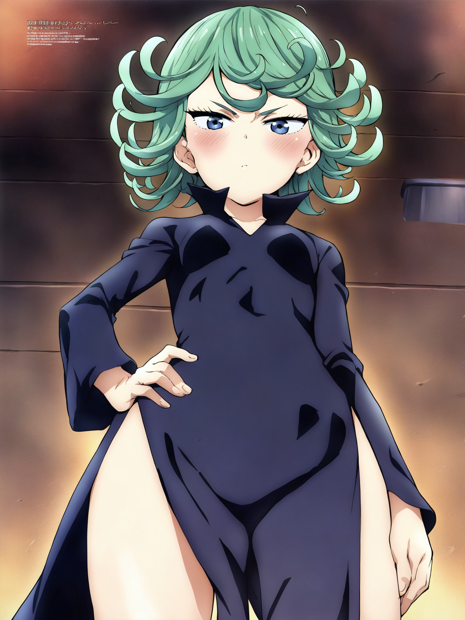 10058-1433770310-score_9, source_anime, official art, tatsumaki, upper body, muscular, looking at viewer, mad, half-closed eyes, blush, frowning,.png